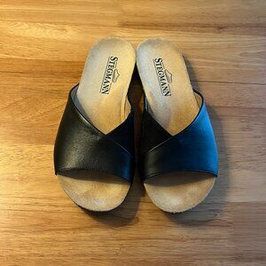 Stegmann slip on shoes.  Black.  Size 8.